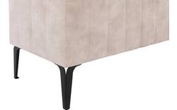 Goossens excellent bedbank attent beige stof - 8235535-{merk}-proefmodel-proefmodel-stof-01